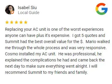 go summit 5 star review